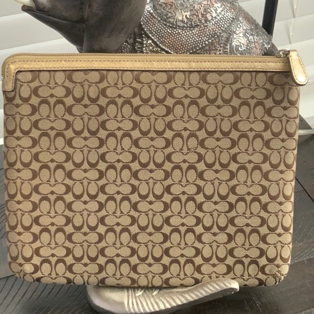 Fabric Coach tablet sleeve